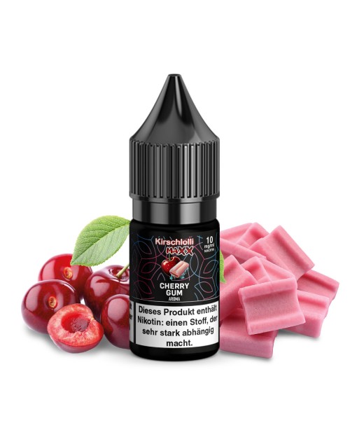 Kirschlolli MAXX Cherry Gum - Nikotinsalz Liquid 1...