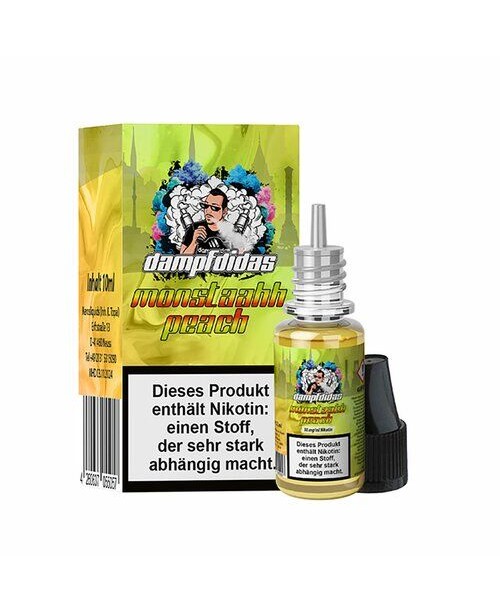 Monstaahh Peach  - Dampfdidas 10ml Nikotinsalz
