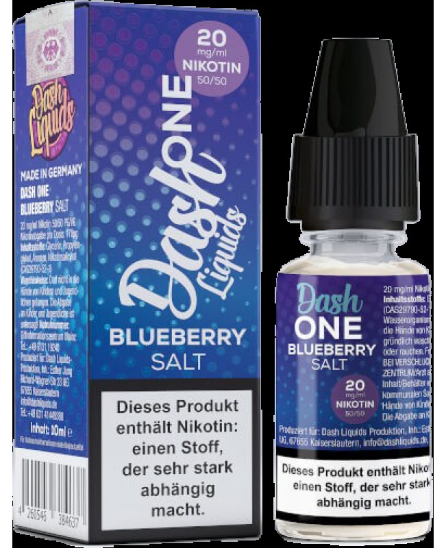 Dash One Nikotinsalz - Blueberry