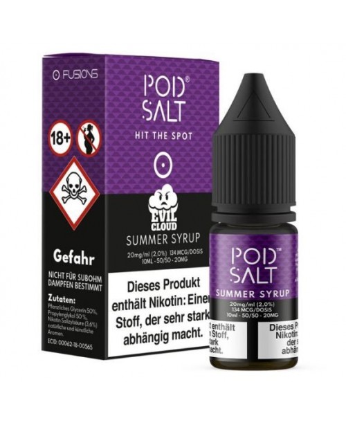 Summer Syrup - Pod Salt Fusion 20mg 10ml Liquid