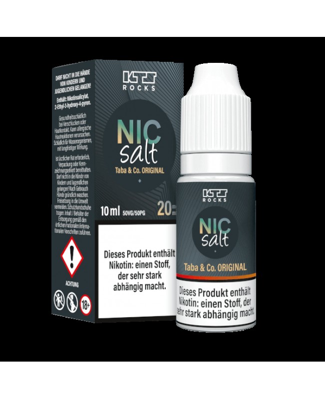 Original Tabak & Co. - KTS Nic Salt Liquid 10ml