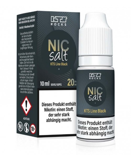 Black - KTS Line Nic Salt Liquid 10ml