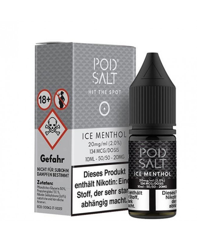 Ice Menthol - Pod Salt 10ml Liquid