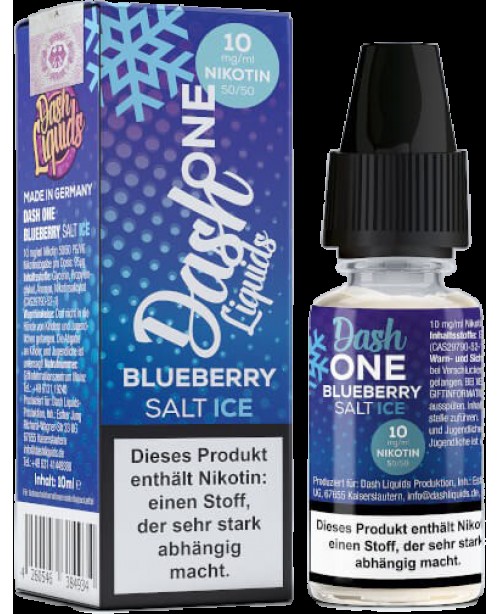 Dash One Nikotinsalz - Blueberry Ice