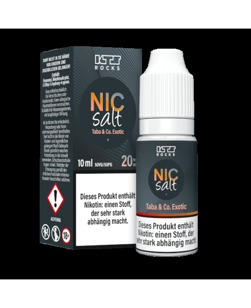 Exotic Tabak & Co. - KTS Nic Salt Liquid 10ml
