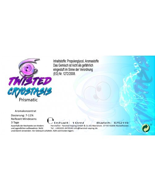 Cryostasis Prismatic - Twisted Flavors Aroma 10ml