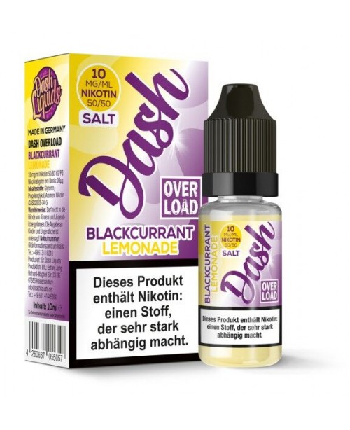 Dash Overload Nikotinsalz - Blackcurrant Lemonade