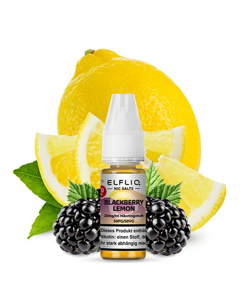 Blackberry Lemon - ELFLIQ - Nikotinsalz Liquid 10m...