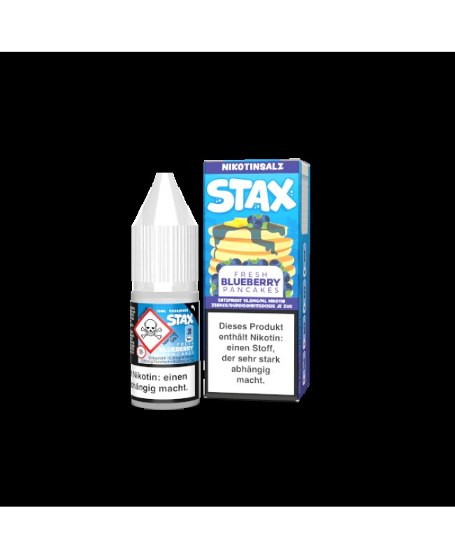 Fresh Blueberry Pancakes - Strapped STAX Nikotinsalz Liquid