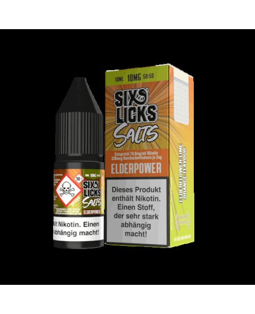 Elderpower - Six Licks Nikotinsalz Liquid 10ml