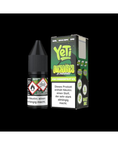 Kiwi Passsionfruit Ice - Yeti Overdosed Nikotinsal...