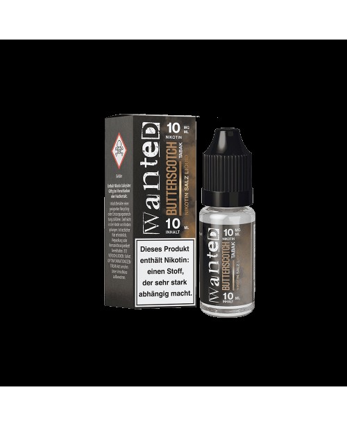 Butterscotch Tabak - Wanted Overdosed - Nikotinsal...