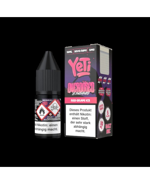 Red Grape Ice - Yeti Overdosed Nikotinsalz 10ml