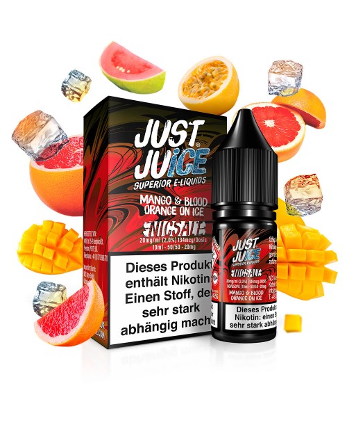 Fusion Mango & Blood Orange on Ice - Just Juic...