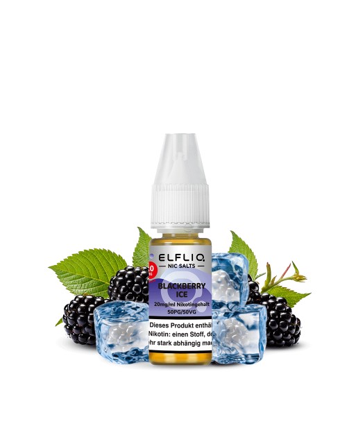Blackberry Ice - ELFLIQ - Nikotinsalz Liquid 10ml