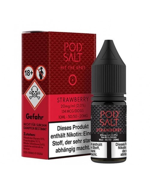 Strawberry - Pod Salt 10ml Liquid