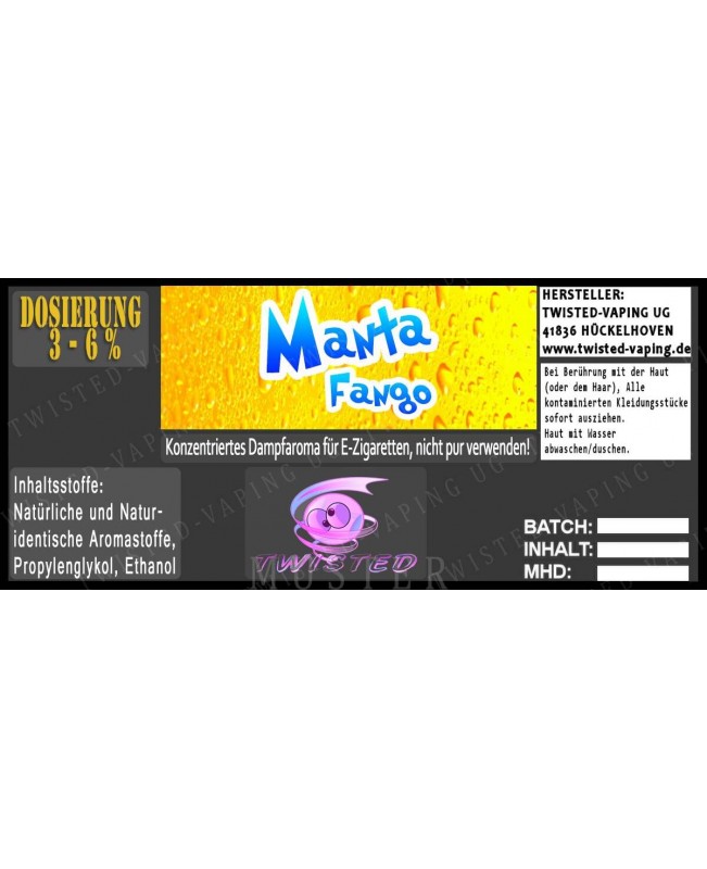 Twisted Flavors-Aroma (10 ml) Manta Fango