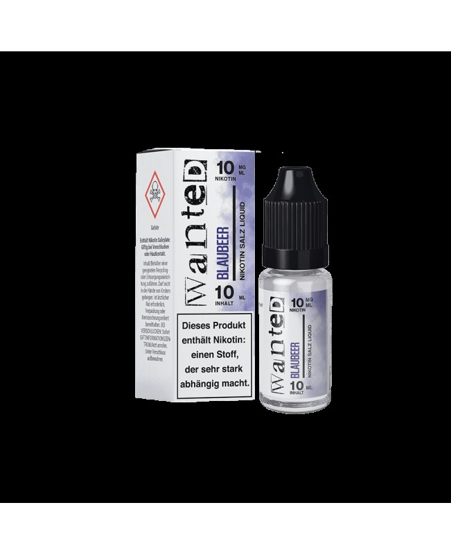 Blaubeer - Wanted Overdosed - Nikotinsalz Liquid 10ml