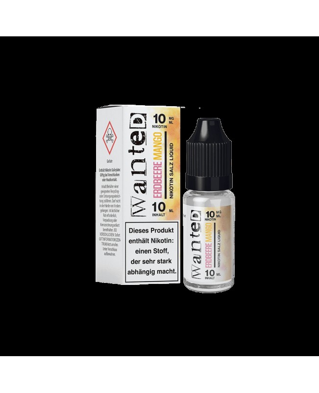 Erdbeere Mango - Wanted Overdosed - Nikotinsalz Liquid 10ml