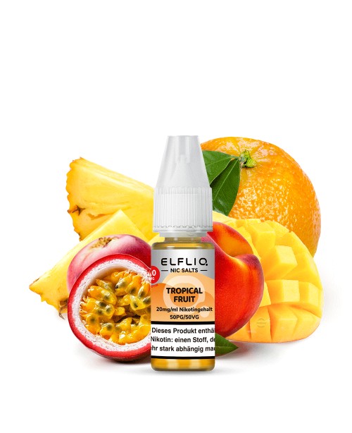 Tropical Fruit - ELFLIQ - Nikotinsalz Liquid 10ml