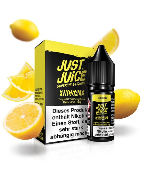 Lemonade - Just Juice - Nikotinsalz Liquid 10ml