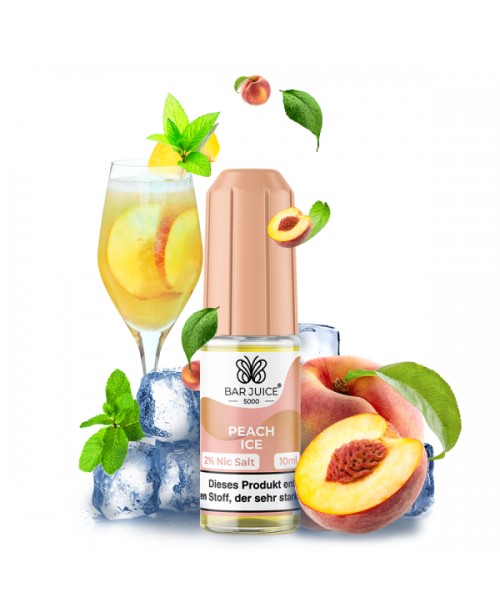 Peach Ice -  Bar Juice 5000 - Nikotinsalz Liquid 1...