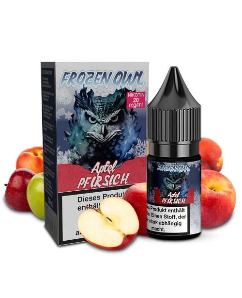 Apfel Pfirsich - Frozen OWL Overdosed Nikotinsalz