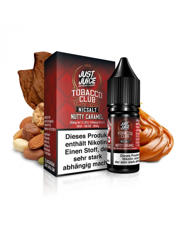 Tobacco Club Nutty Caramel - Just Juice - Nikotins...