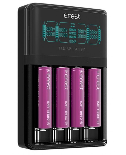 Efest Luc V4 Elite Ladegerät für Li-Ion/ NiMh/ N...