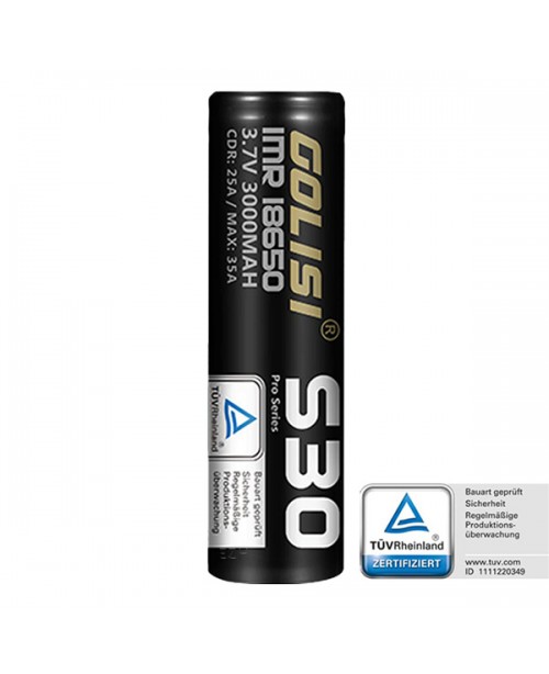 Golisi S30 35A 18650 Akku 3000mAh