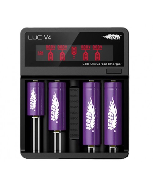 Efest Luc V4 2.0 Ladegerät für 3,6V-3,7V Li-Ione...