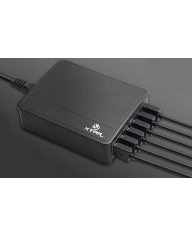 Xtar U1 six-U 6-Port USB Ladegerät 9A 45W AC Desktop