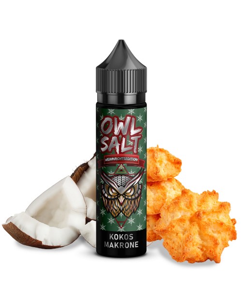 Kokos Makrone - OWL Salt Aroma XMAS 10ml